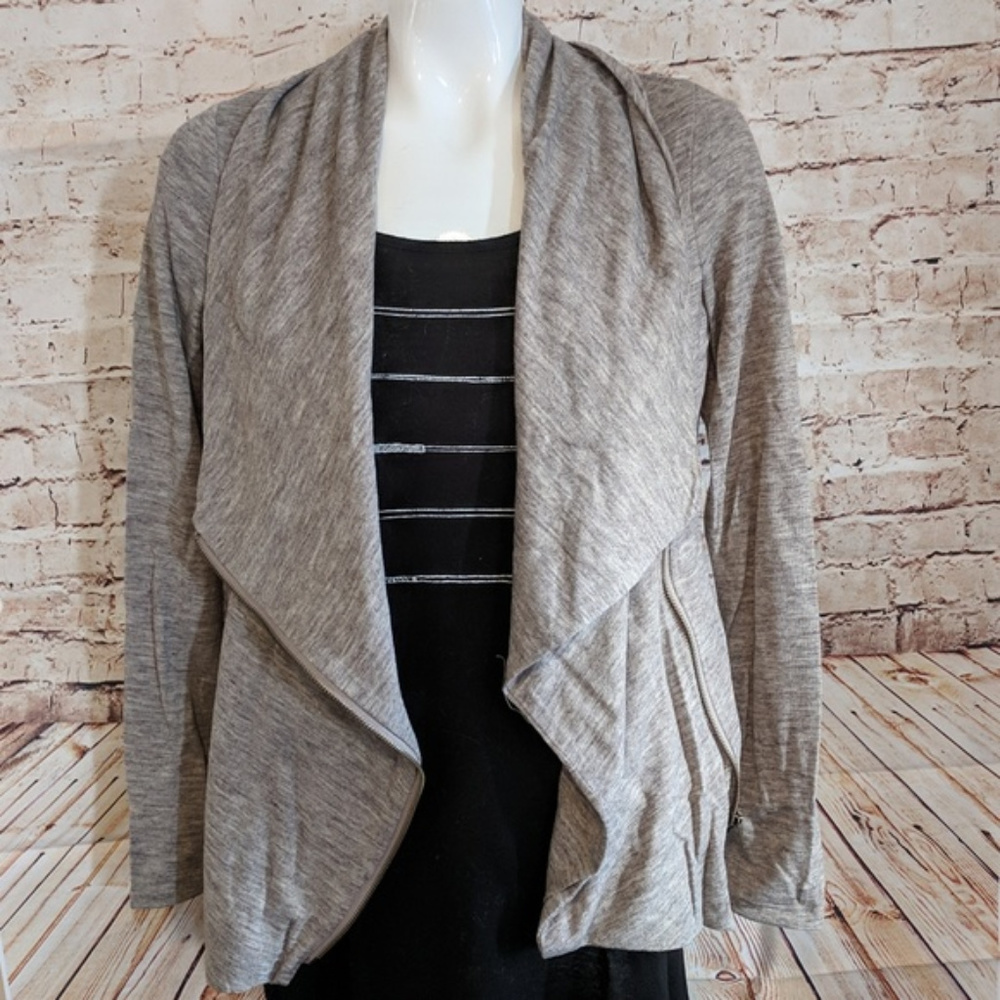 Modcloth Sweet Rain Airport Cardigan Oatmeal Med